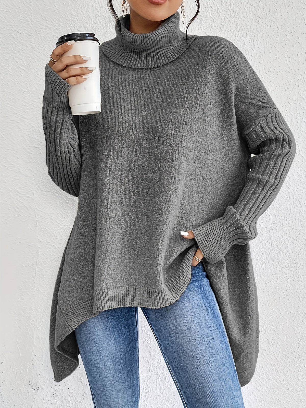 Alba | Oversized Turtleneck Sweater
