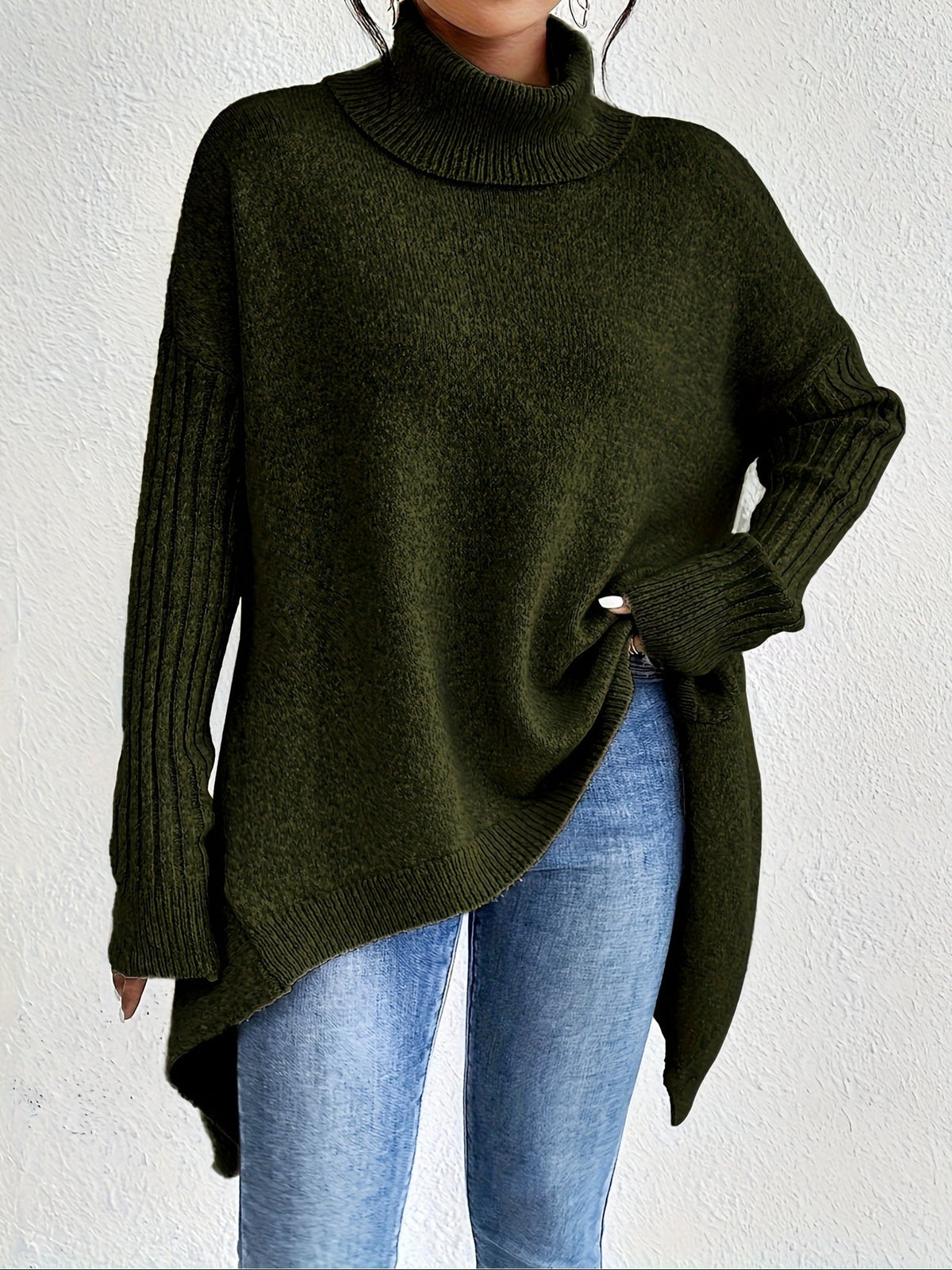 Alba | Oversized Turtleneck Sweater