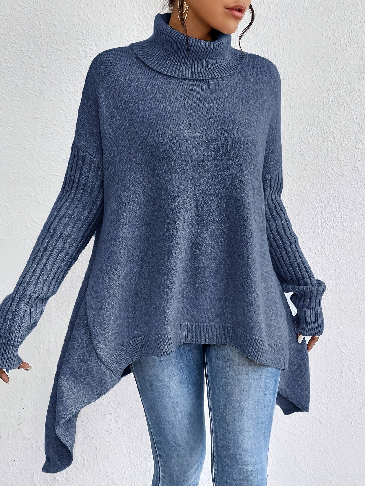 Alba | Oversized Turtleneck Sweater