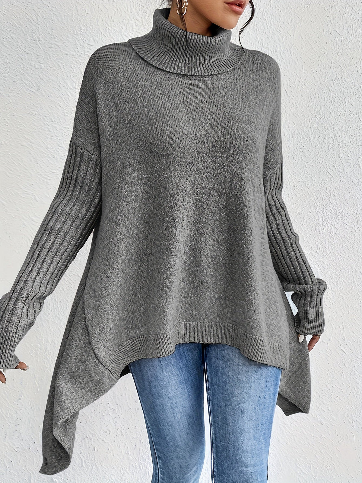 Alba | Oversized Turtleneck Sweater