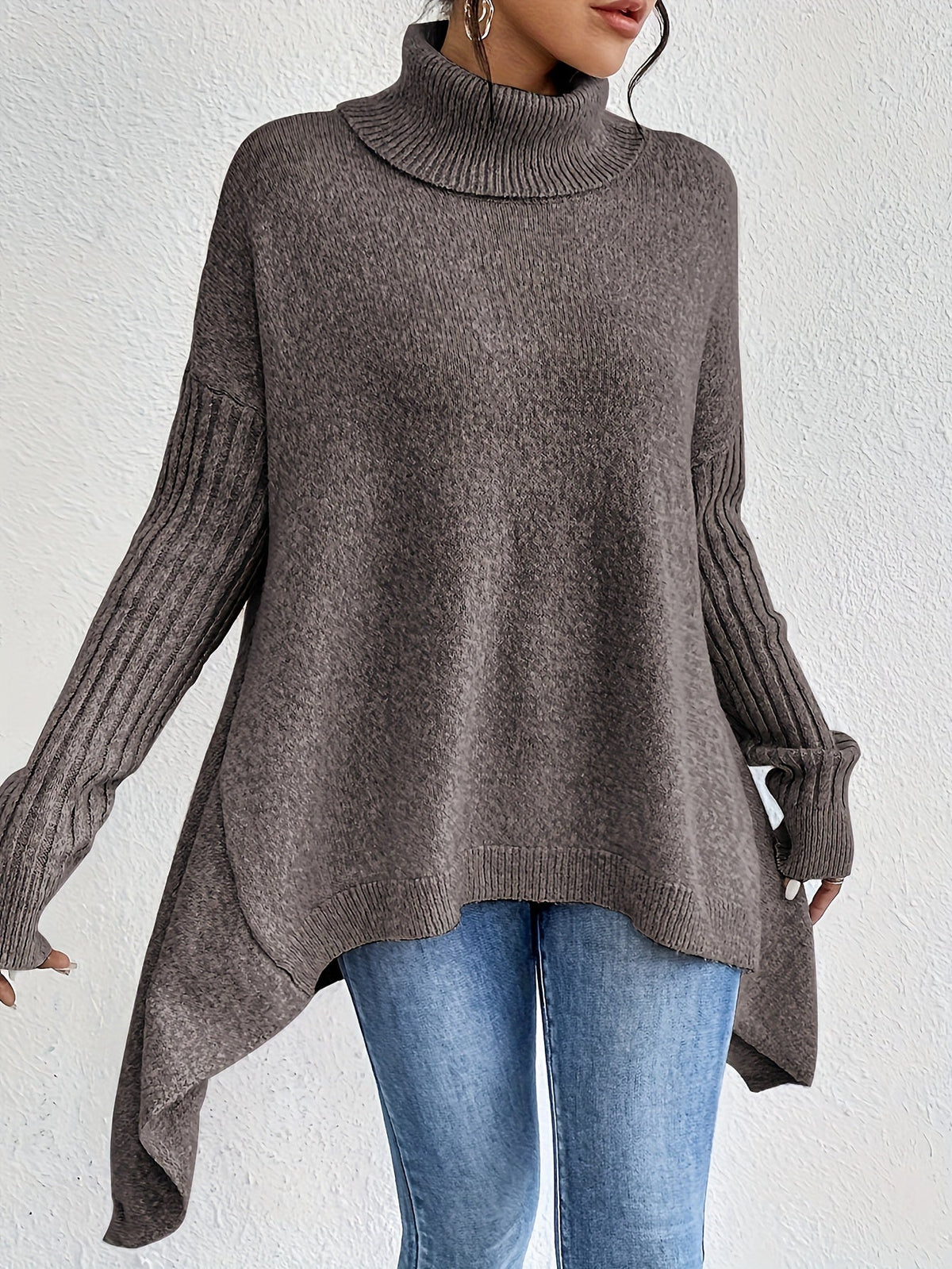 Alba | Oversized Turtleneck Sweater