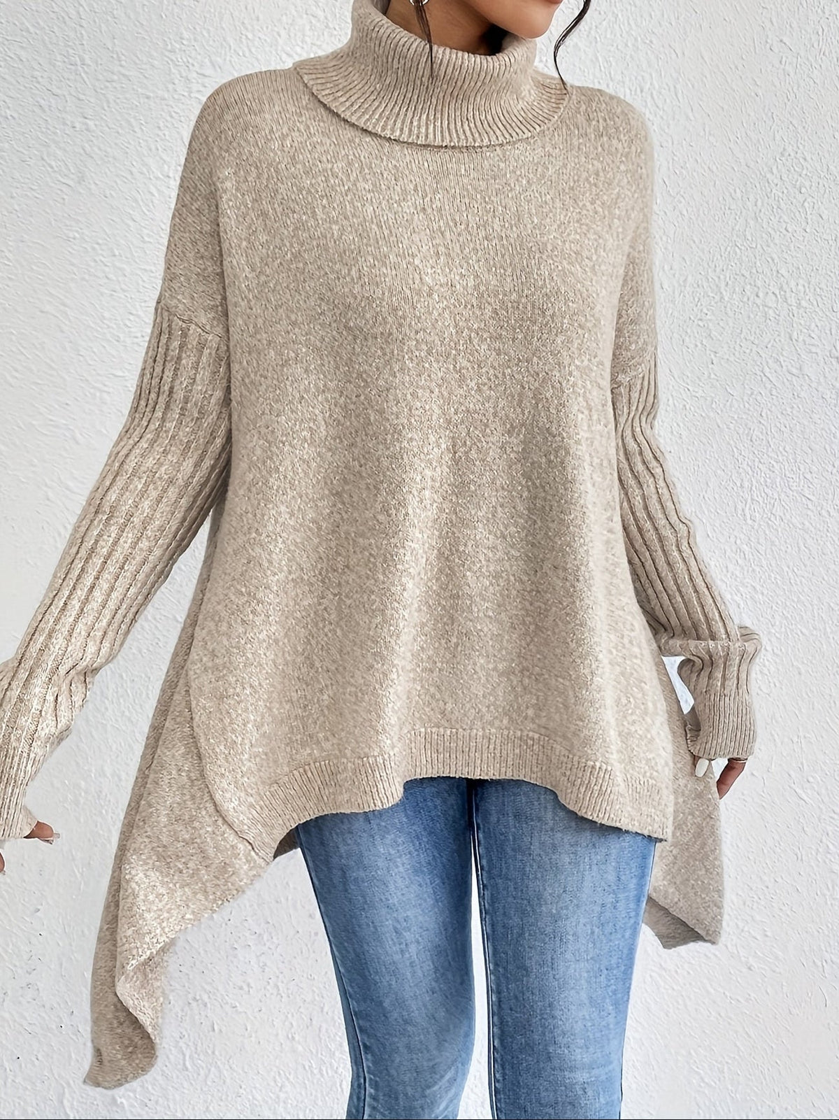 Alba | Oversized Turtleneck Sweater