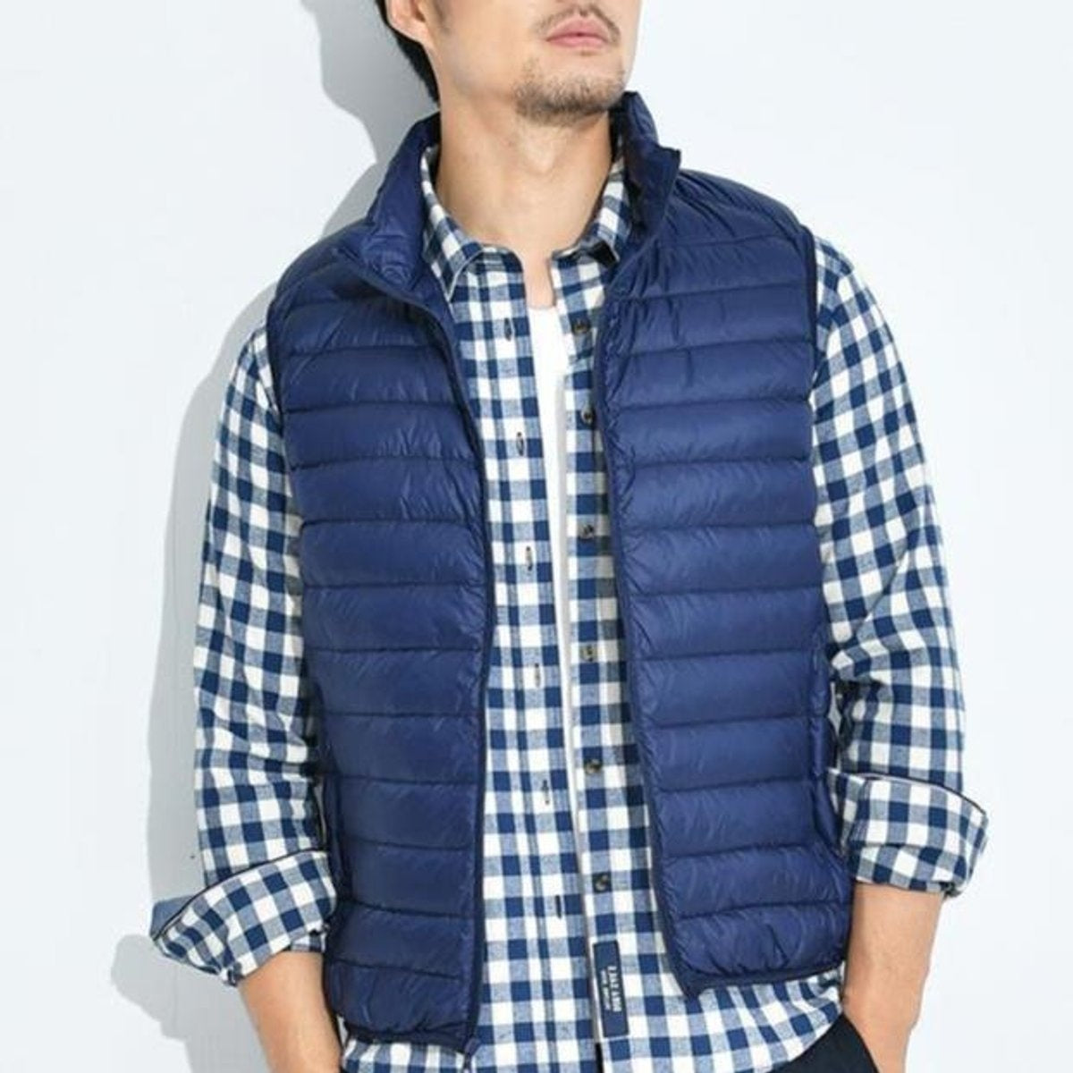 Morgan | Women's Puffer Vest Stand Collar Zip Up
