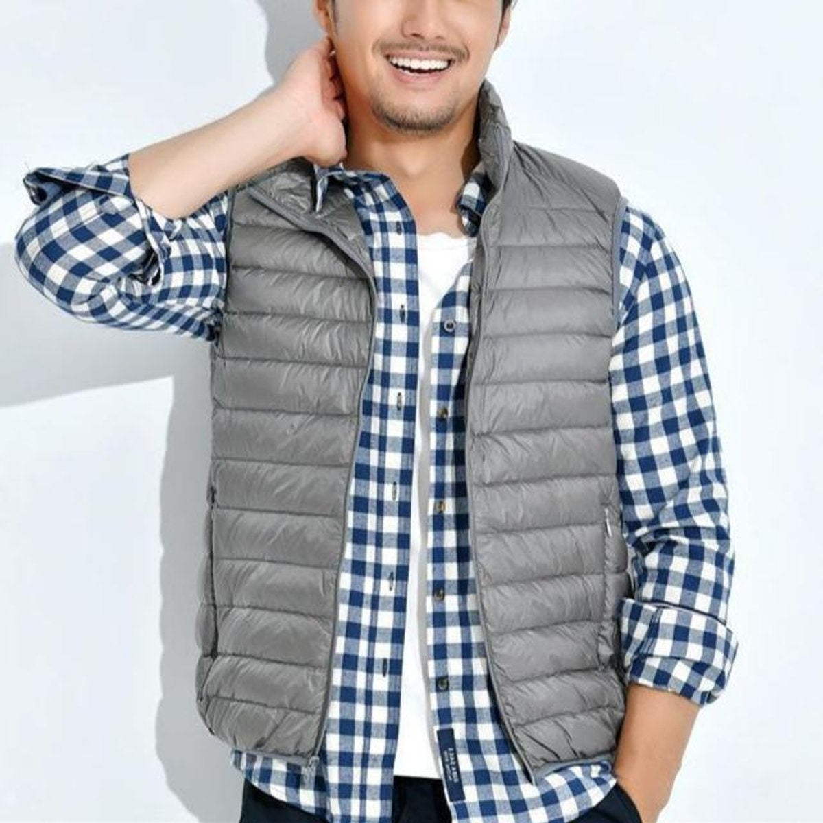 Morgan | Women's Puffer Vest Stand Collar Zip Up