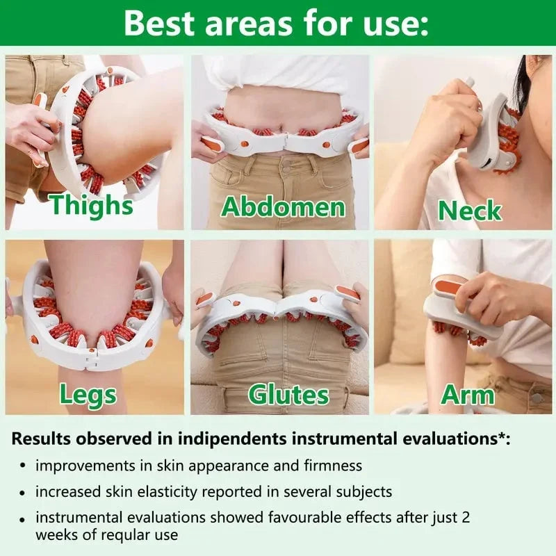 Cellulite Massage Roller | 360° Deep-Tissue Rollers & Adjustable Fit