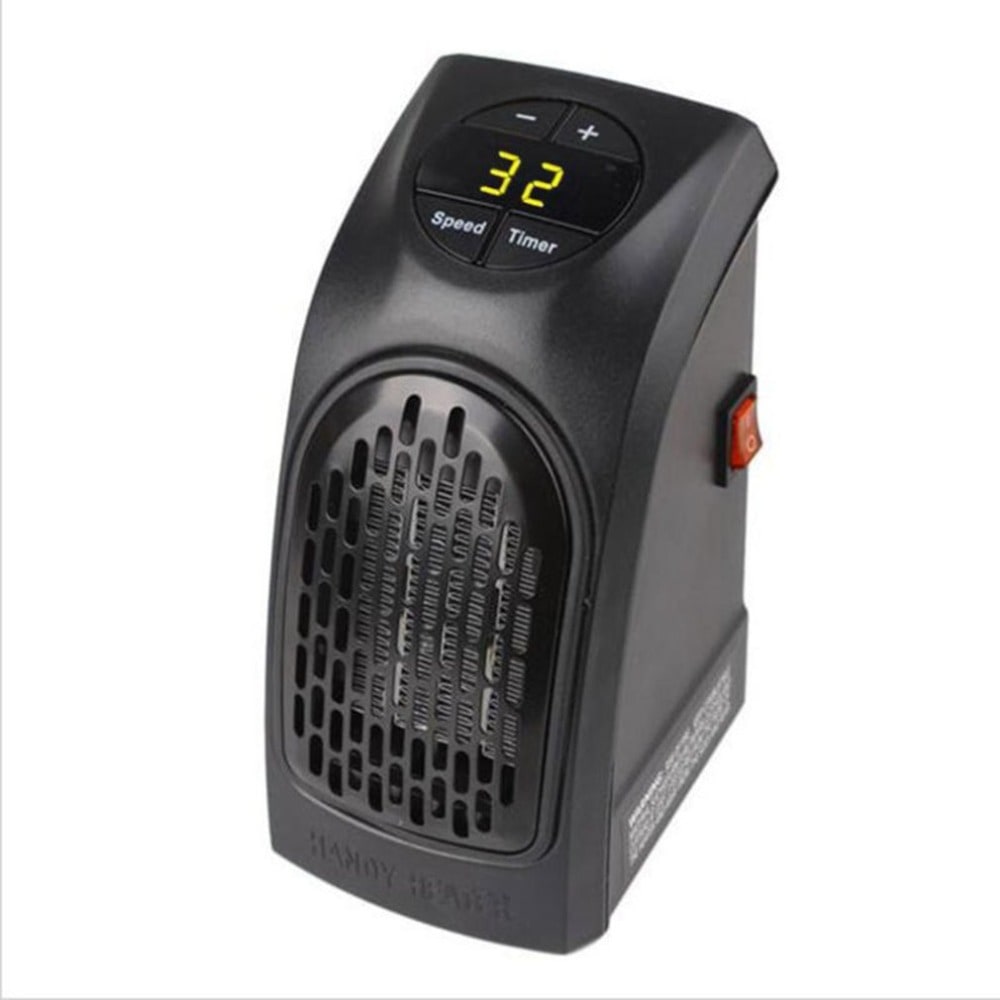 Ceramic Space Heater Portable Room Plug in Digital Display and Timer Function