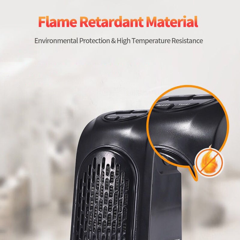 Ceramic Space Heater Portable Room Plug in Digital Display and Timer Function