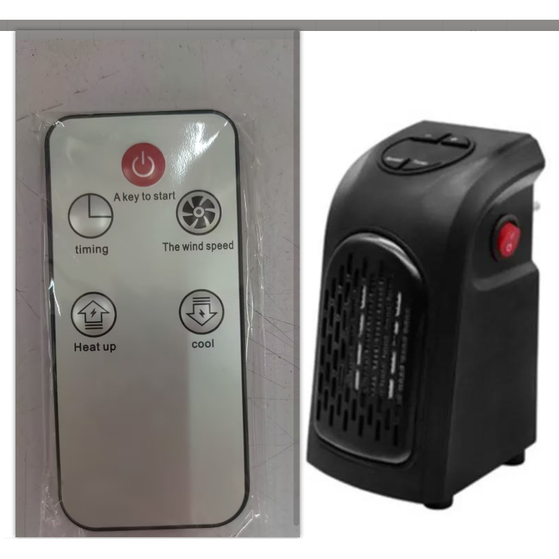Ceramic Space Heater Portable Room Plug in Digital Display and Timer Function