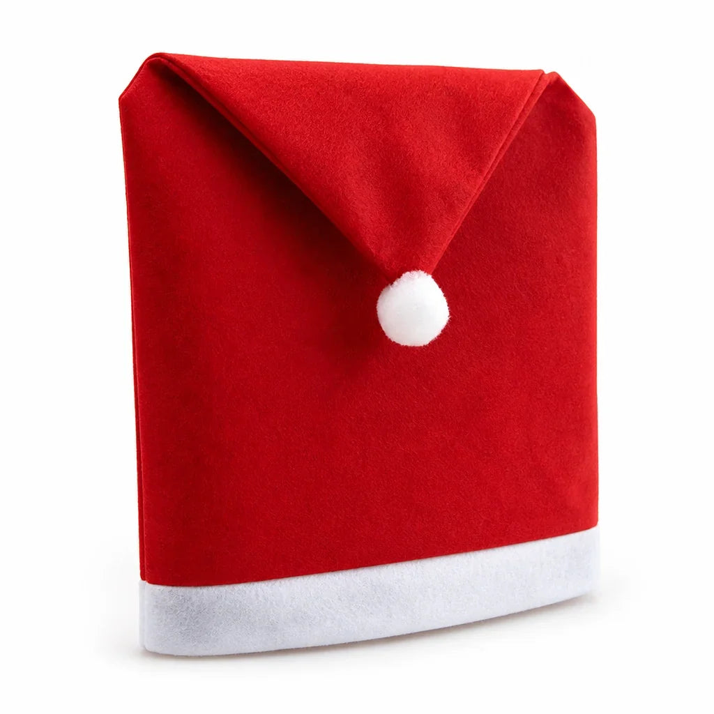 Chair Cover | Santa Hat Design & Easy Slip-On | 50 x 65 cm