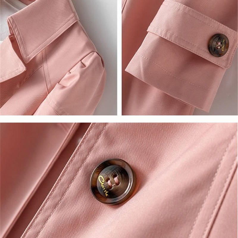 Women's Longline Trench Coat | Single Button Tailored Jacket