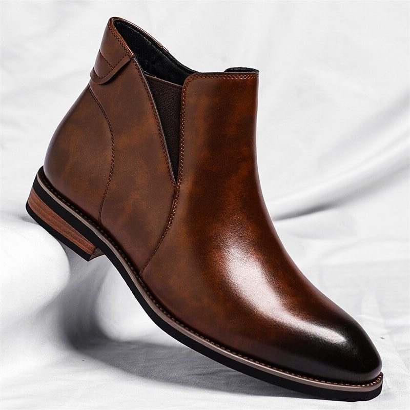 Chelsea Boots with Zip-Up Design for Men