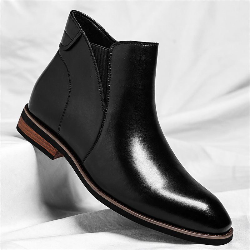 Chelsea Boots with Zip-Up Design for Men