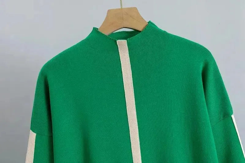Women's Colourblock Two-Piece Jersey Tracksuit Set