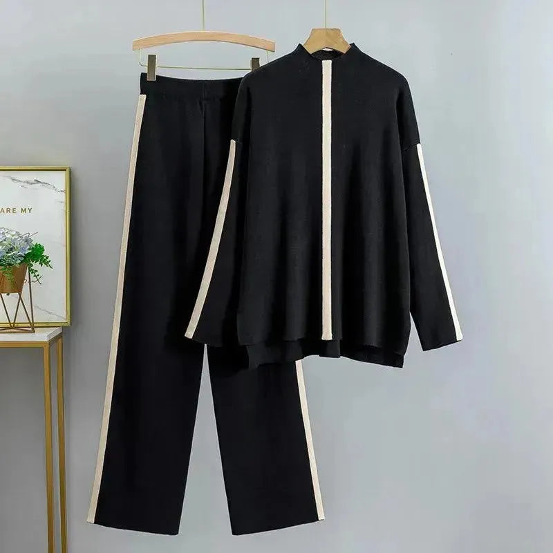 Women's Colourblock Two-Piece Jersey Tracksuit Set