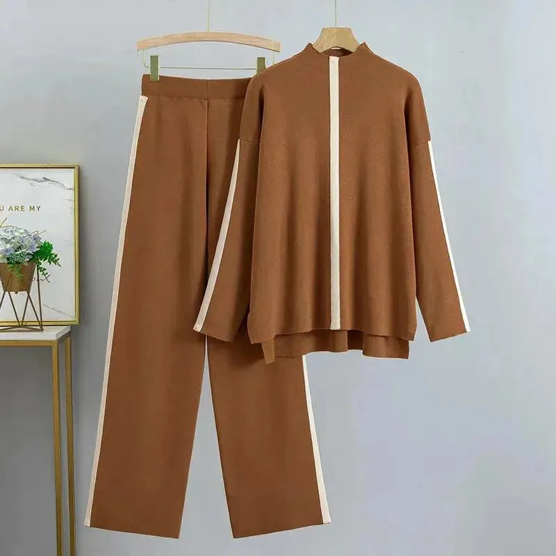 Women's Colourblock Two-Piece Jersey Tracksuit Set