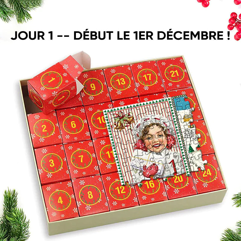 Christmas Advent Calendar 1000-Piece Jigsaw Puzzle