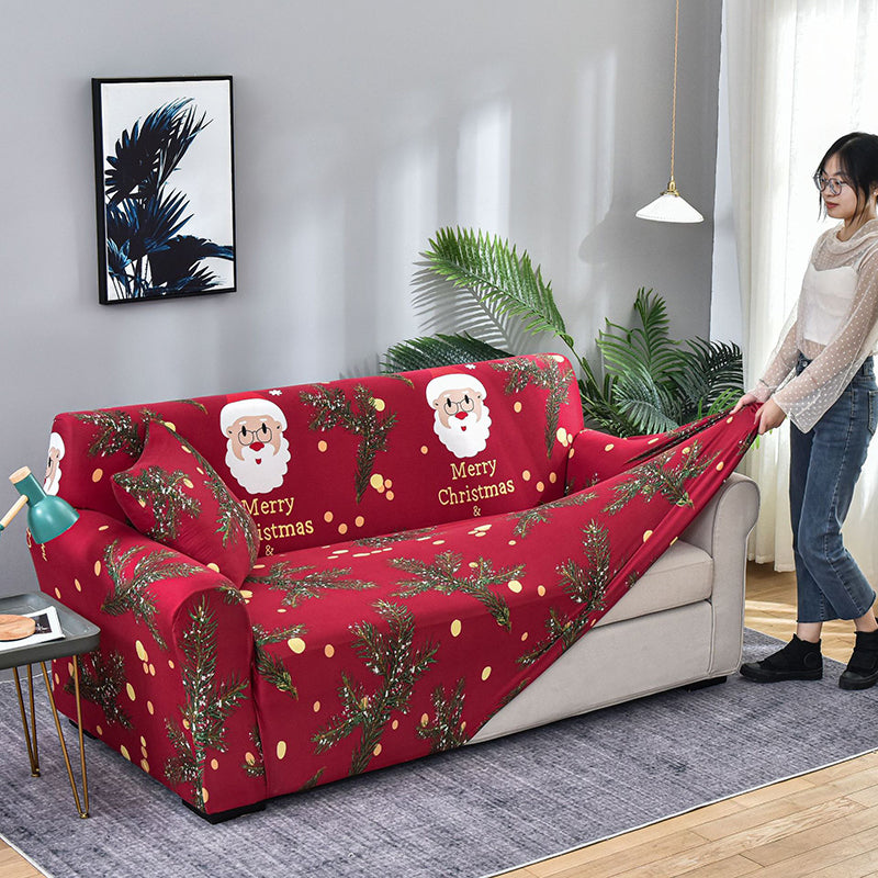 Christmas All-Purpose Stretch Sofa Cover