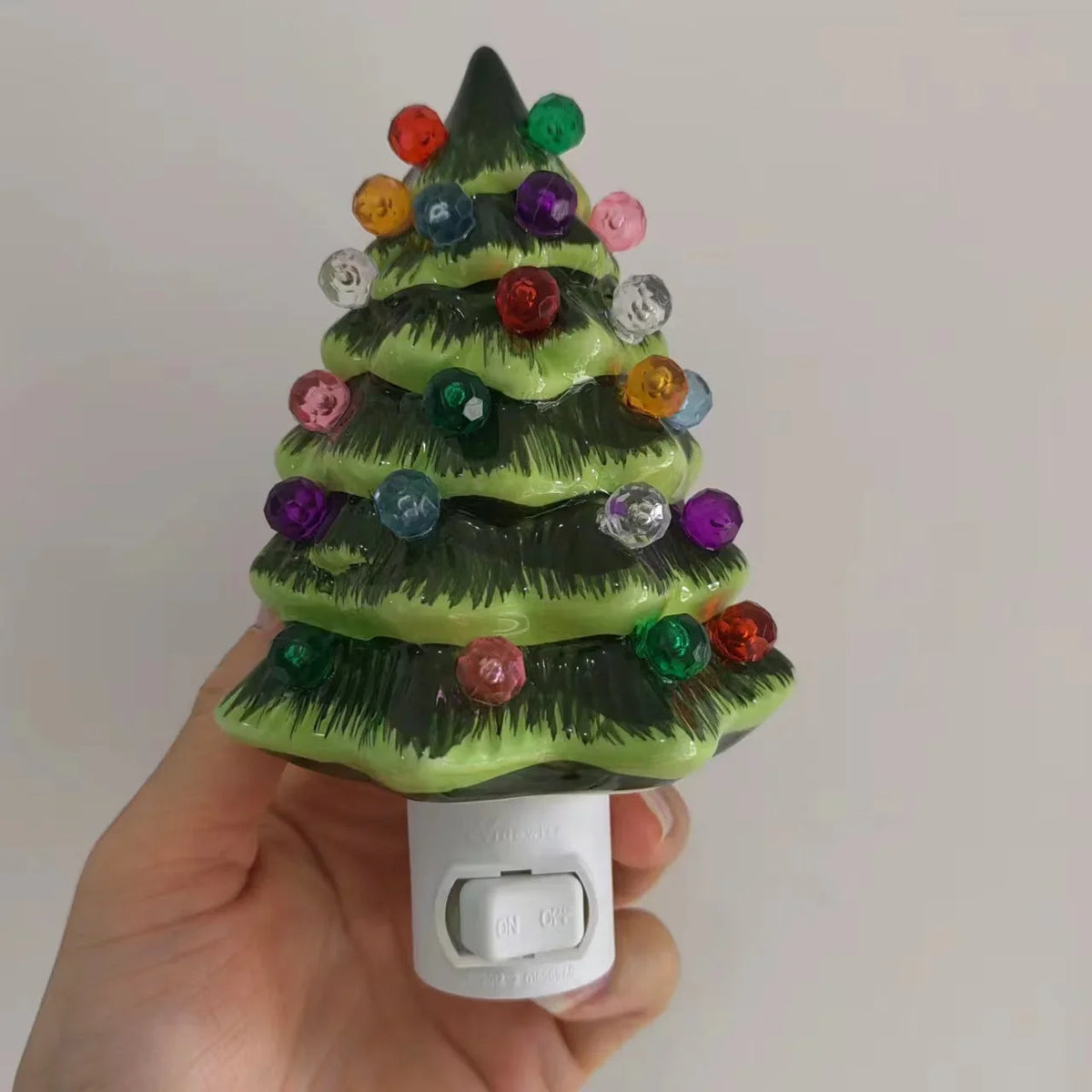 Christmas Tree Night Light | Colorful Glow & Cozy Ambiance | Set of 2