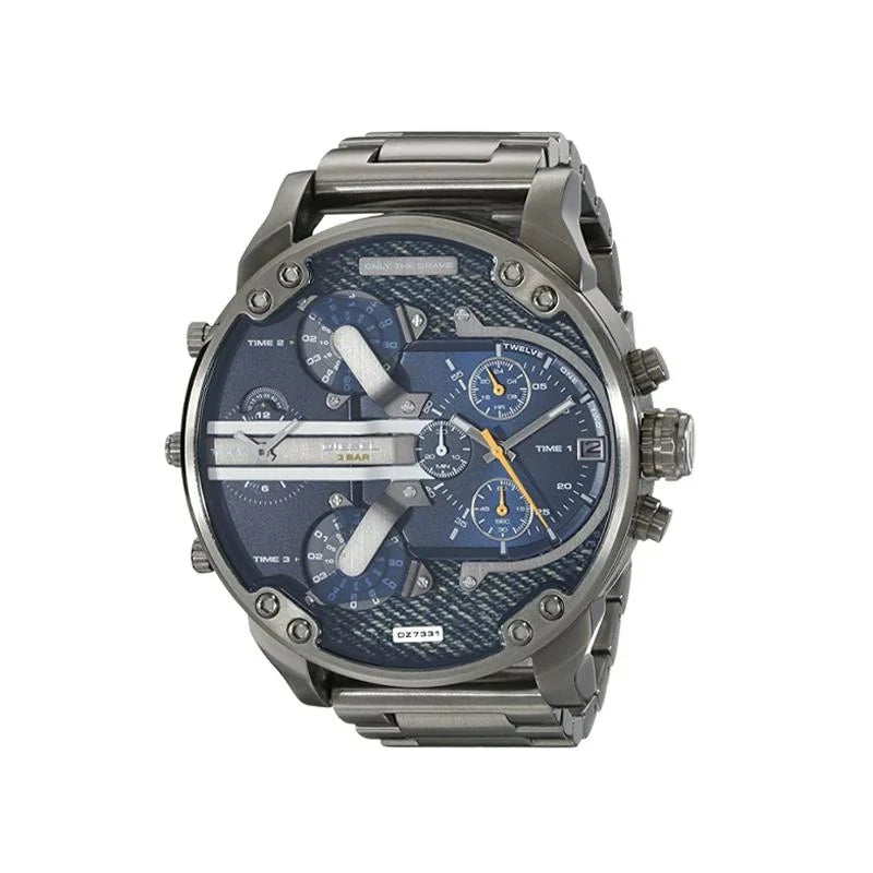 Chronograph Watch | Stainless Steel Case & Quartz Movement | 50 mm Dial