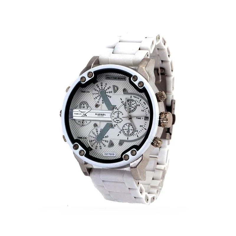 Chronograph Watch | Stainless Steel Case & Quartz Movement | 50 mm Dial