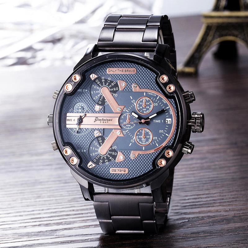 Chronograph Watch | Stainless Steel Case & Quartz Movement | 50 mm Dial