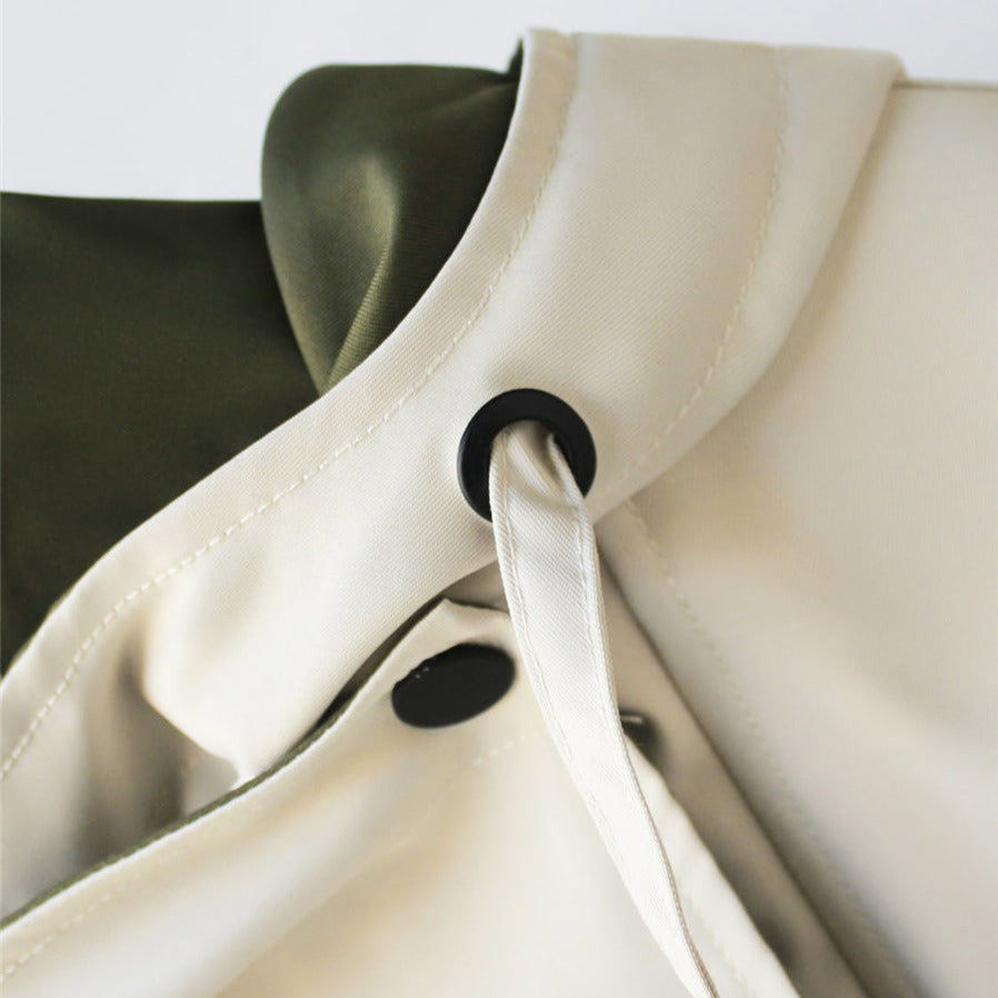Women's Hooded Trench Coat | Adjustable Belted Waist