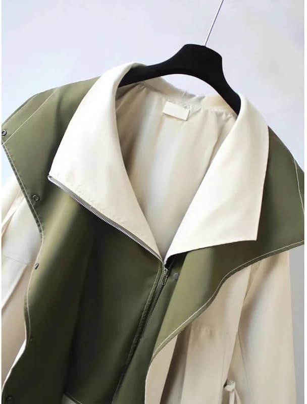 Women's Hooded Trench Coat | Adjustable Belted Waist