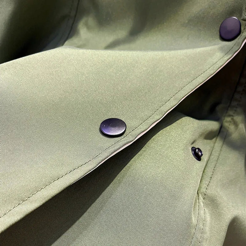 Women's Hooded Trench Coat | Adjustable Belted Waist