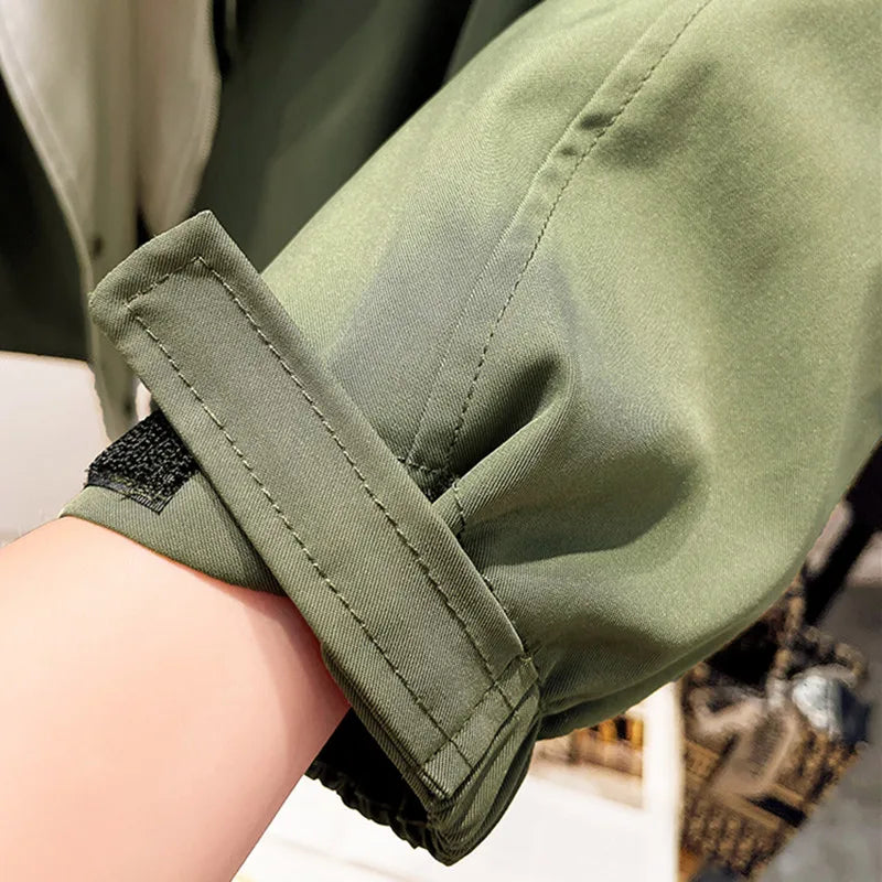 Women's Hooded Trench Coat | Adjustable Belted Waist