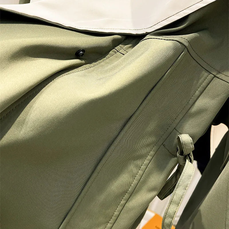 Women's Hooded Trench Coat | Adjustable Belted Waist