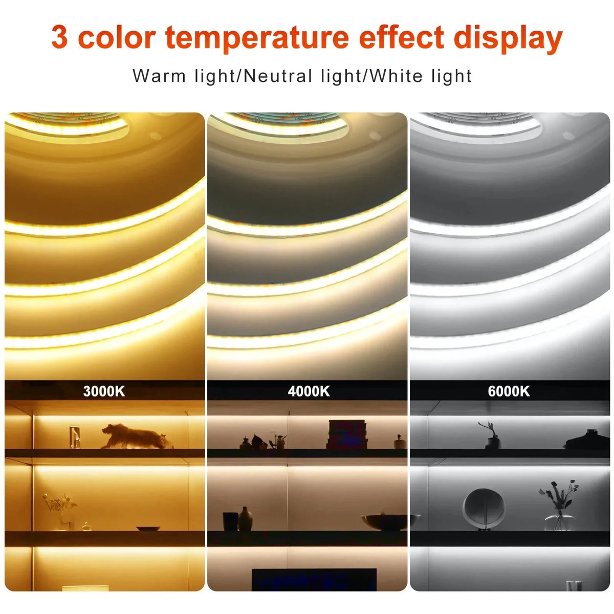 COB LED Light Strip | Uniform COB Lighting & Self-Adhesive
