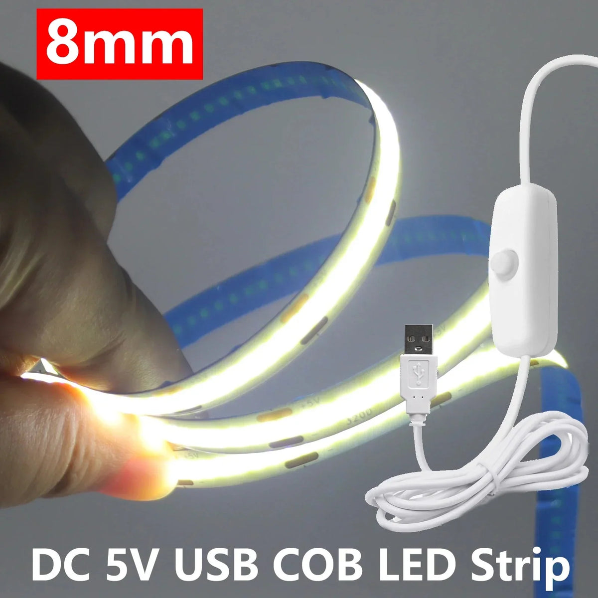 COB LED Light Strip | Uniform COB Lighting & Self-Adhesive