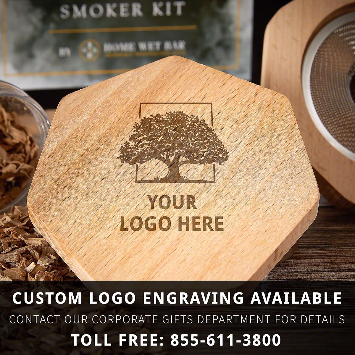 Cocktail Whiskey Smoker Kit with Torch and Wood Chips