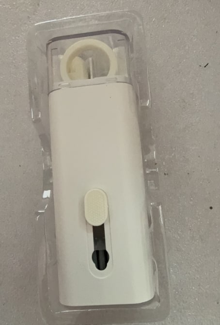 Computer Keyboard Cleaning Kit with Retractable Brush Keycap Puller and Microfiber Screen Wipe