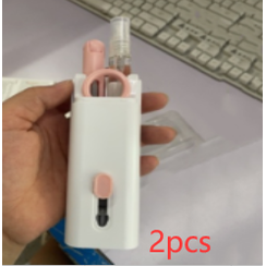Computer Keyboard Cleaning Kit with Retractable Brush Keycap Puller and Microfiber Screen Wipe