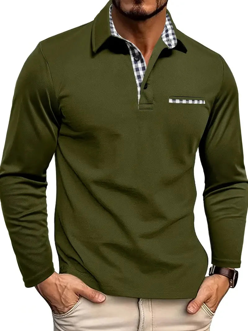 Conrad | Men's Long-Sleeve Knit Polo
