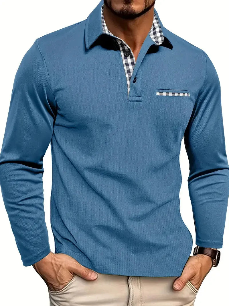 Conrad | Men's Long-Sleeve Knit Polo