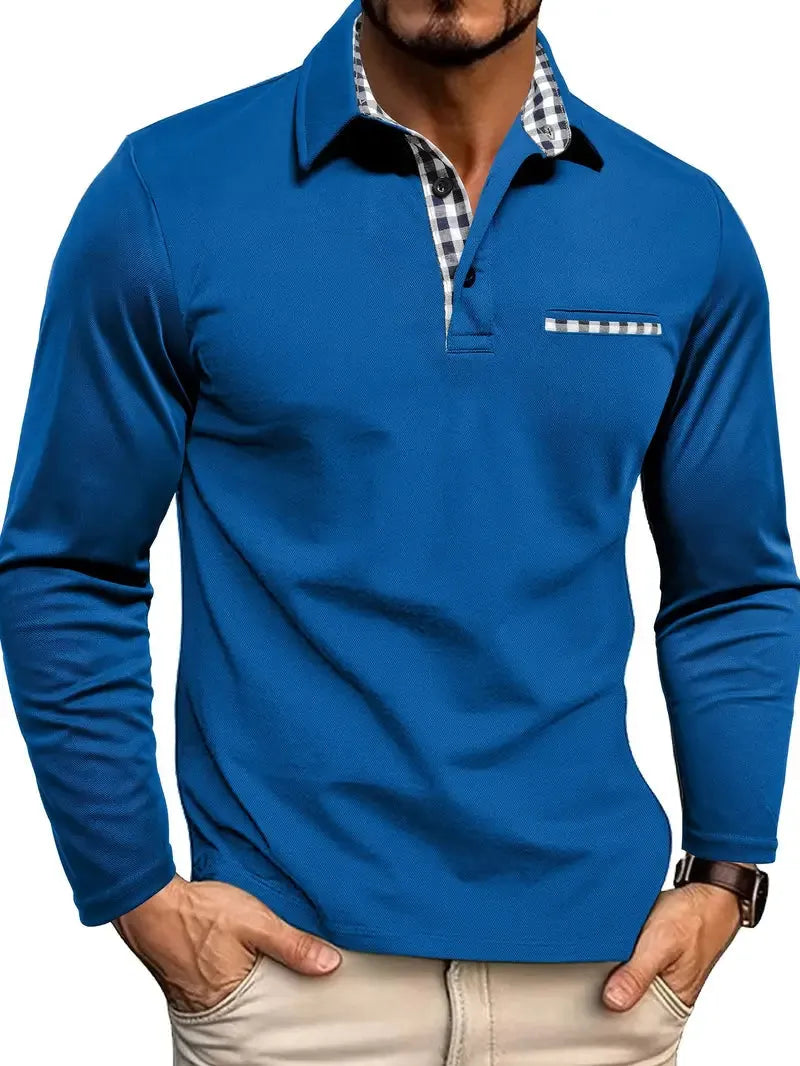 Conrad | Men's Long-Sleeve Knit Polo