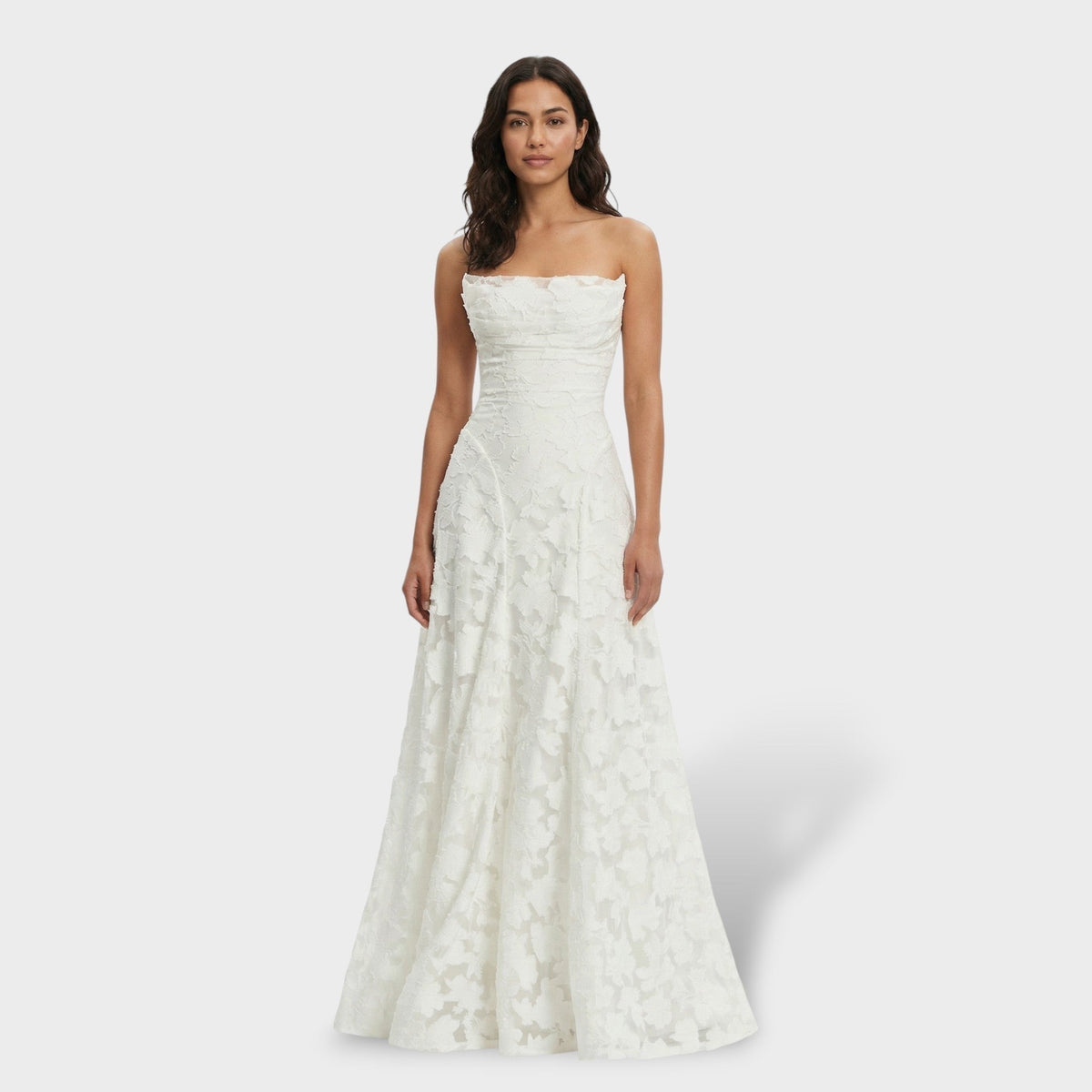 Norah | Women's Lace Formal Holiday Party Dress Long Open Back Evening