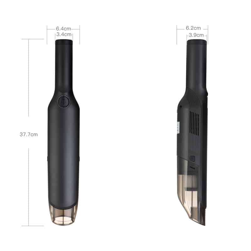 Cordless Car Vacuum Cleaner Handheld Hepa with Dust Cup and Brush Nozzle