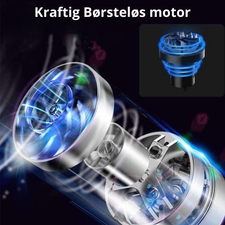Cordless Car Vacuum Cleaner Handheld Hepa with Dust Cup and Brush Nozzle
