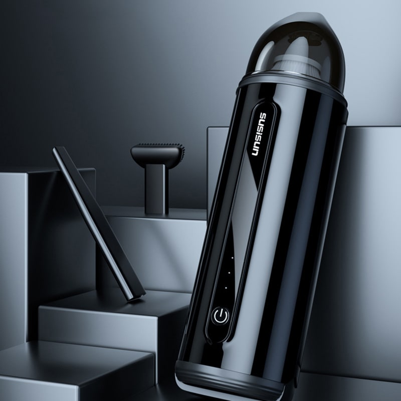Cordless Handheld Car Vacuum Cleaner with Rechargeable Battery and Retractable Handle