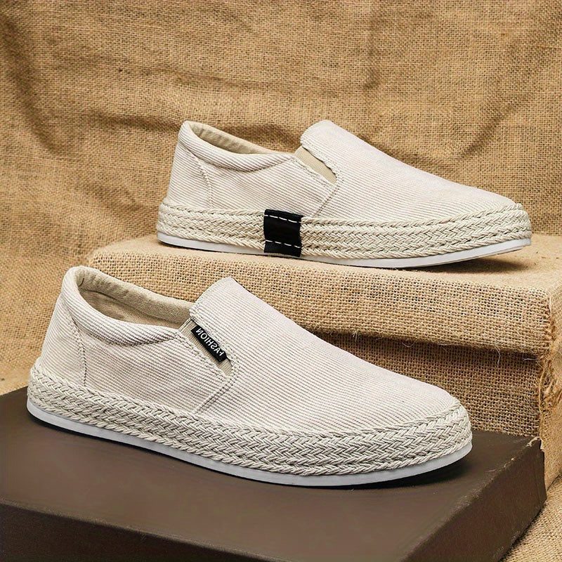 Corduroy Slip-On Sneakers for Men