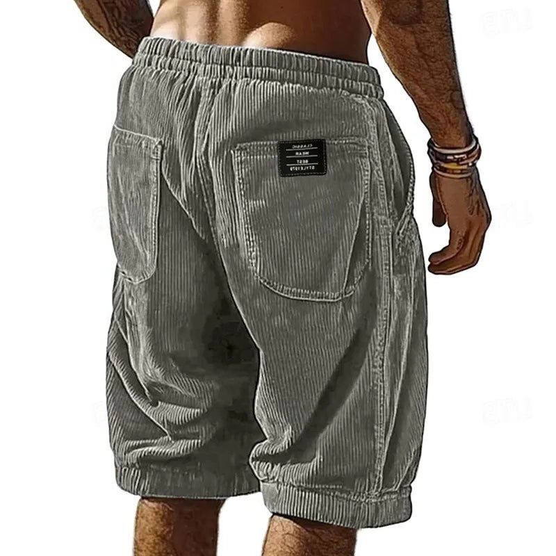 Corduroy Welt Pocket Shorts for Men