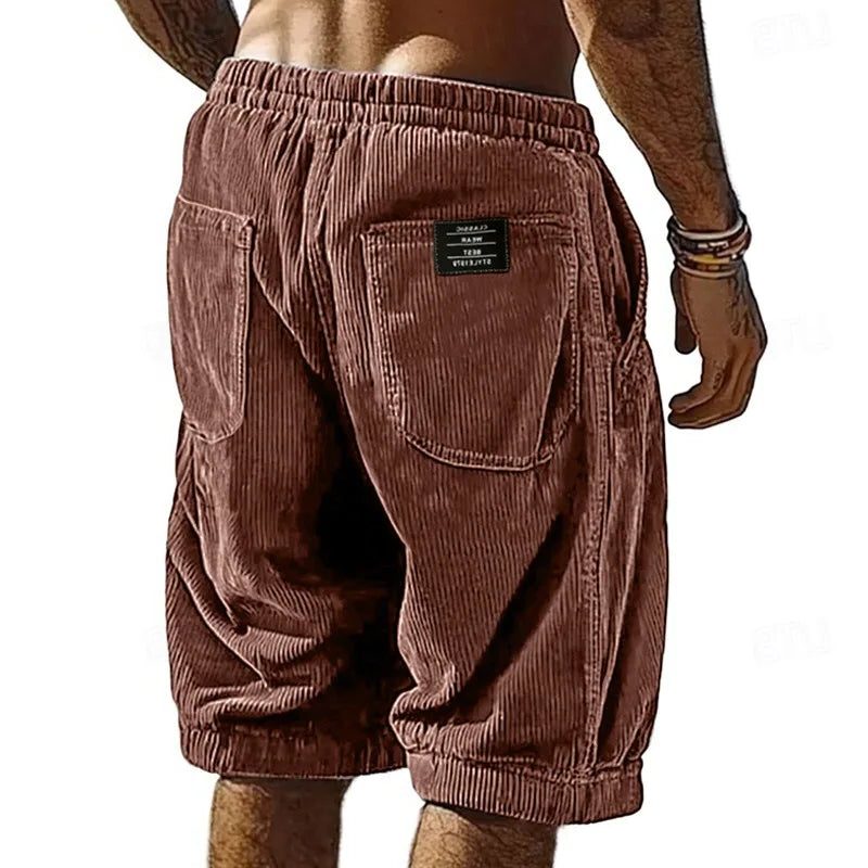 Corduroy Welt Pocket Shorts for Men