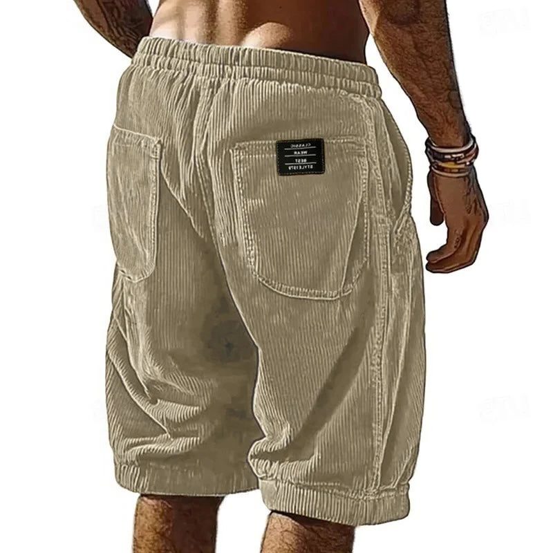 Corduroy Welt Pocket Shorts for Men