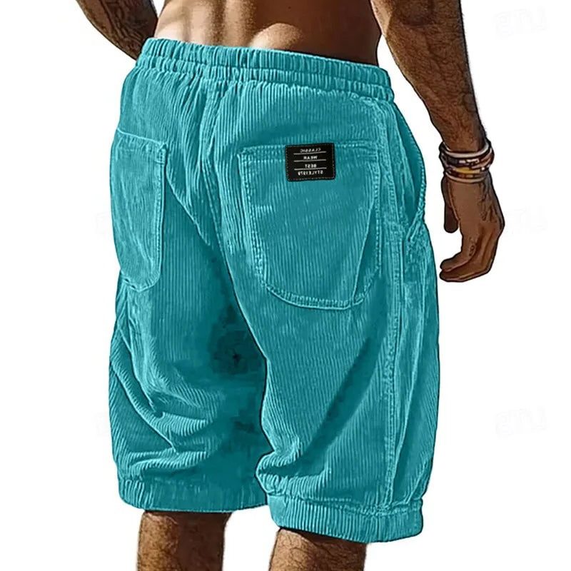 Corduroy Welt Pocket Shorts for Men