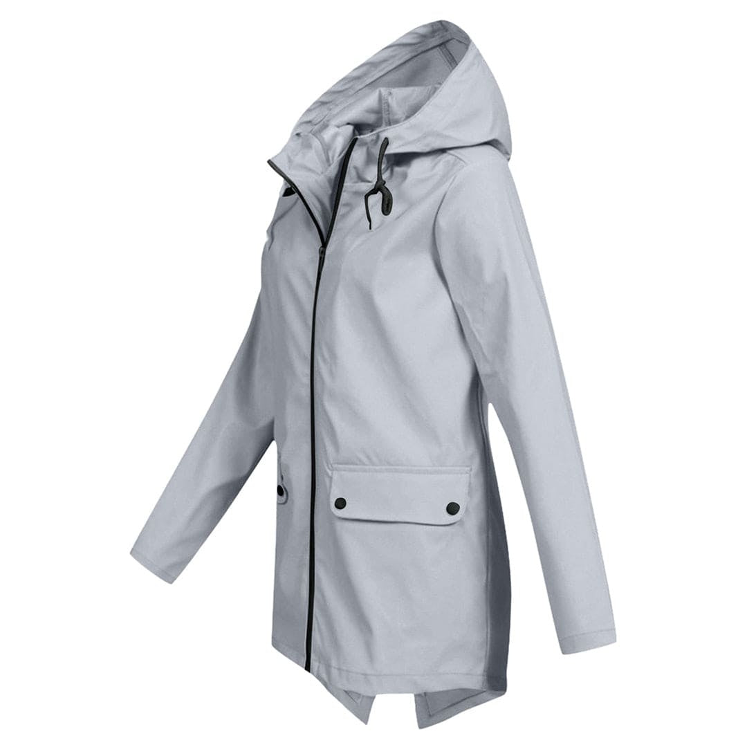 Josephine | Women's Waterproof Rain Jacket Hooded Zip Up