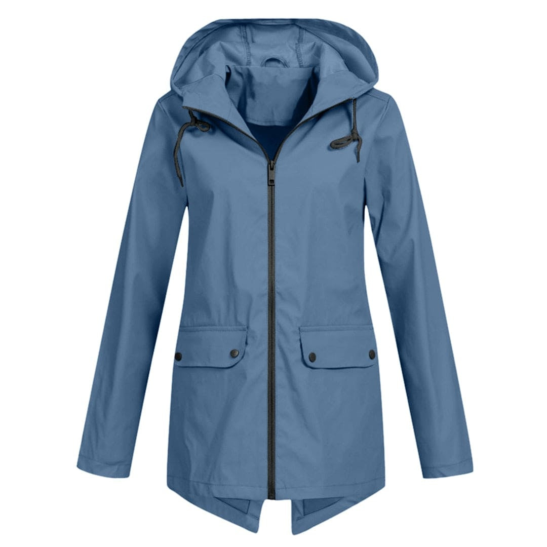 Josephine | Women's Waterproof Rain Jacket Hooded Zip Up