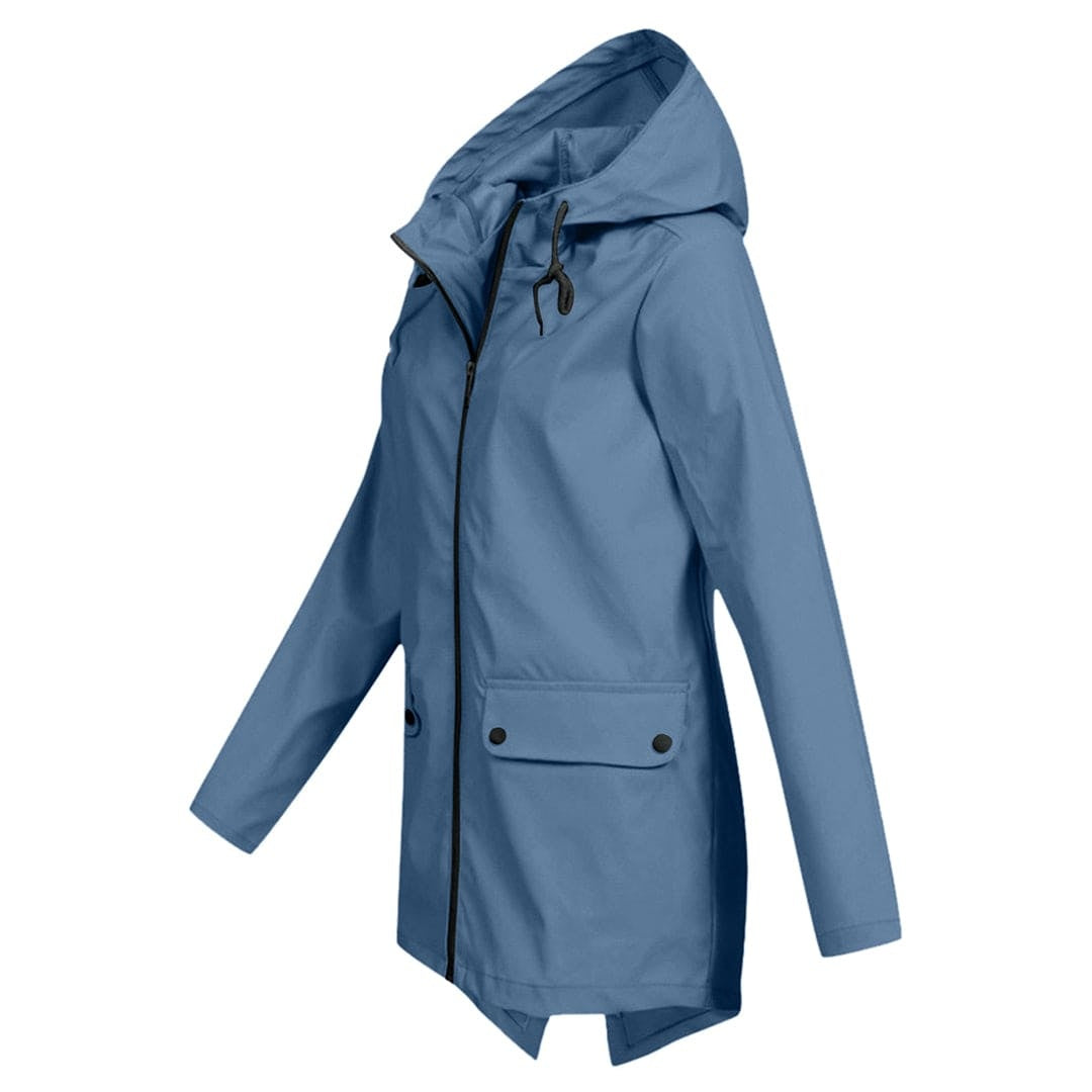 Josephine | Women's Waterproof Rain Jacket Hooded Zip Up